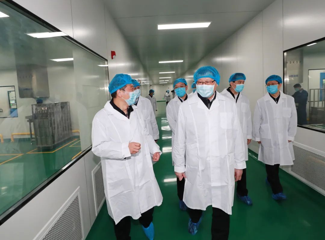 省委书记应勇莅临湖北天药药业察看复工复产情况